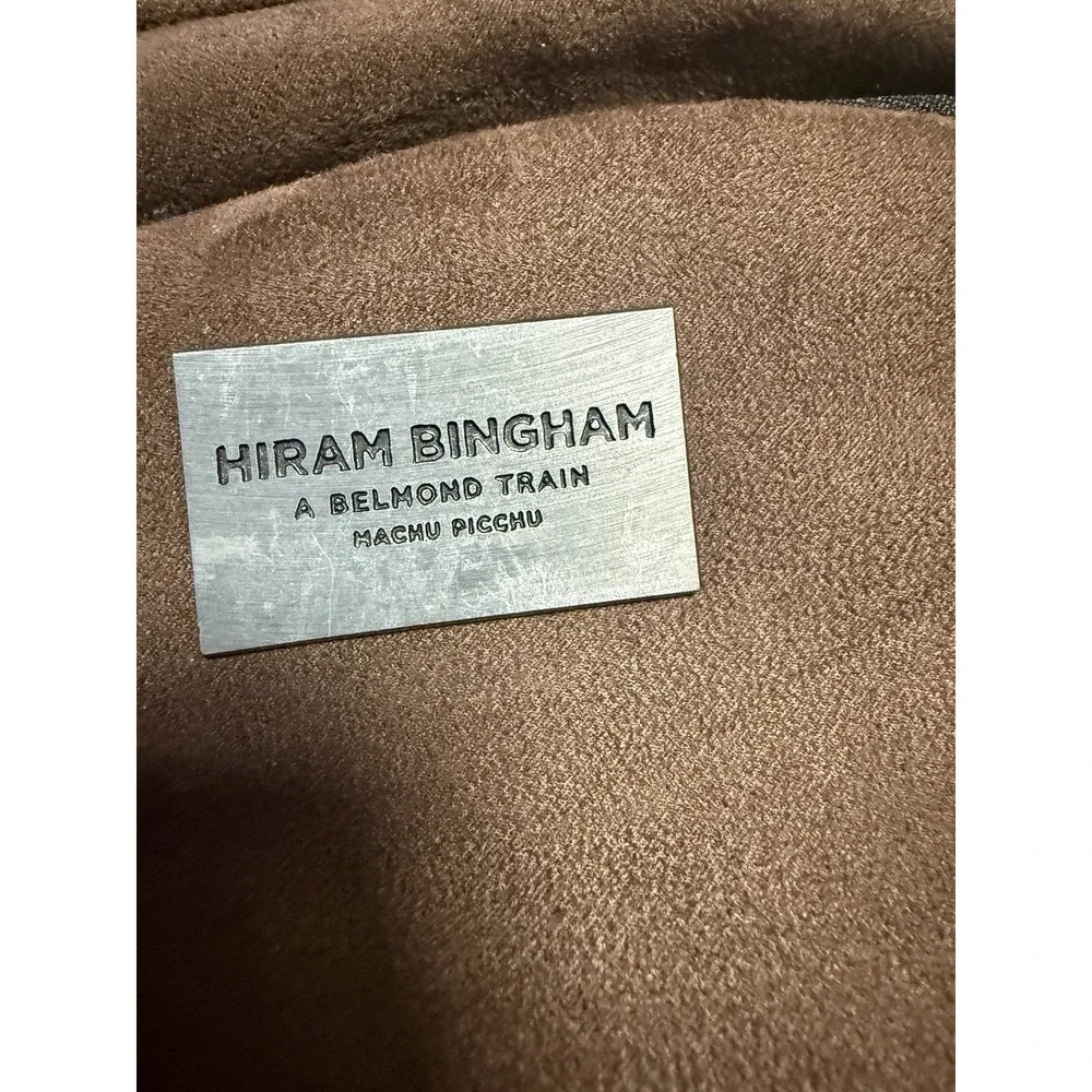 Macchu Picchu‎ Hiram Bingham Belmond Choco Suede Bookbag Backpack